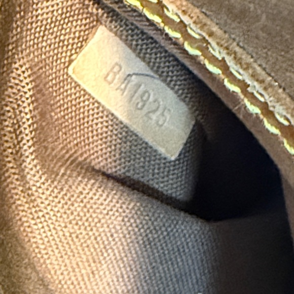 Louis Vuitton Alma Brown and Gold Monogram Tote dyed and sealed black - Picture 12 of 12